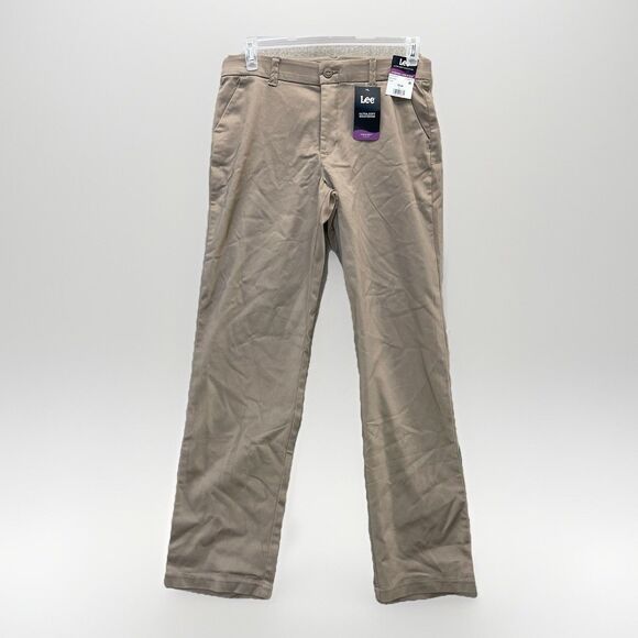 Lee Pants Ultra Soft Waistband Comfort Straight Leg Mid Rise Women's 10 M - Picture 1 of 14